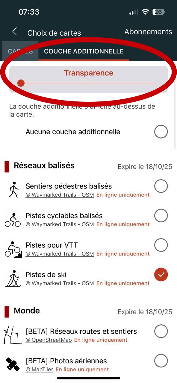 SityTrail Réseaux Balisés 