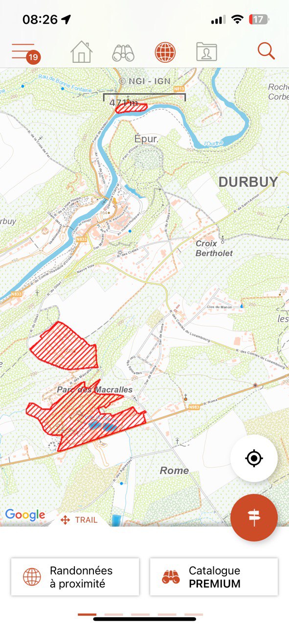 SityTrail Belgium Camping Zones de Baignades